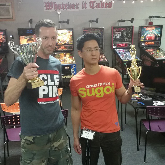 A and B division winners - DJ Riel and Arthur Lee