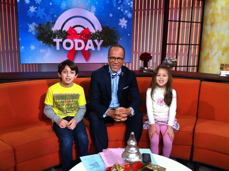 Lester Holt and the Zahlers