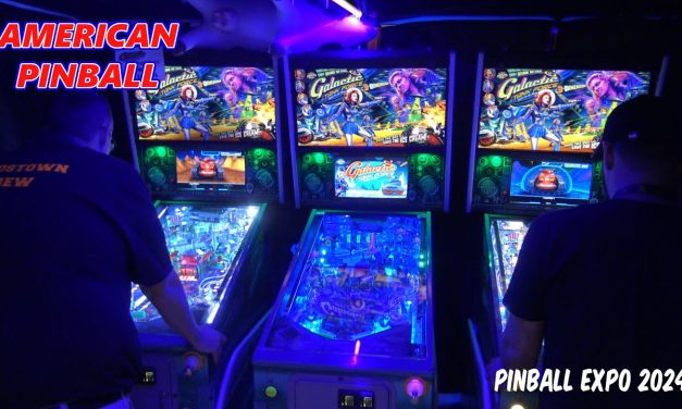 Arcade Heroes visits the American Pinball Booth at Pinball Expo 2024