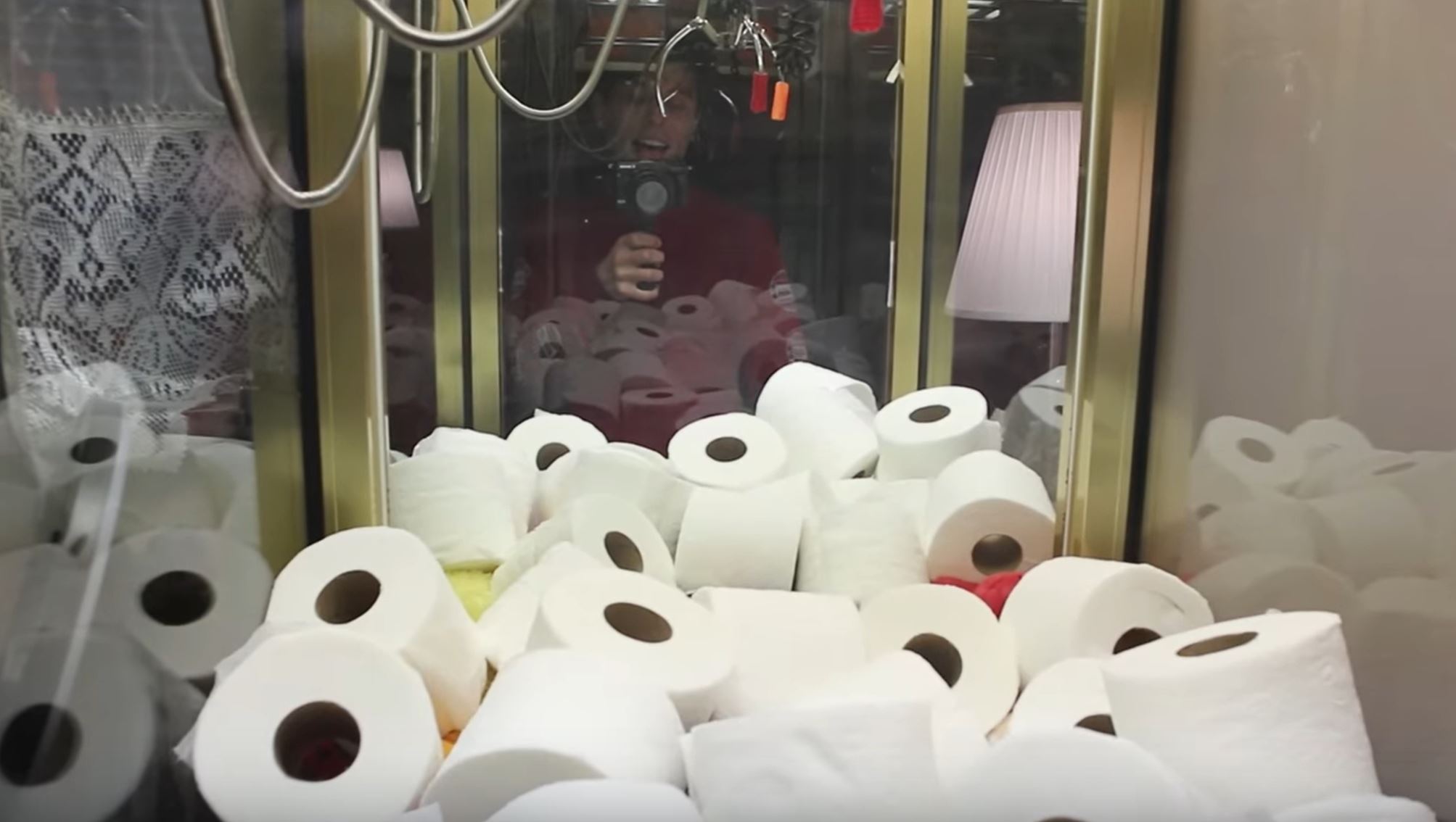 Arcade Matt Toilet Paper Claw Machine Charity Challenge!