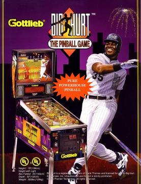Top sports-themed pinball machines by CaptNRetro: Frank Thomas: Big Hurt
