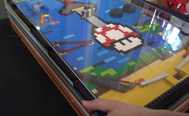 LEGO pinball machine