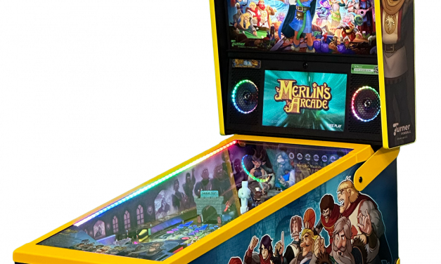Merlin’s Arcade gameplay at Texas Pinball Festival