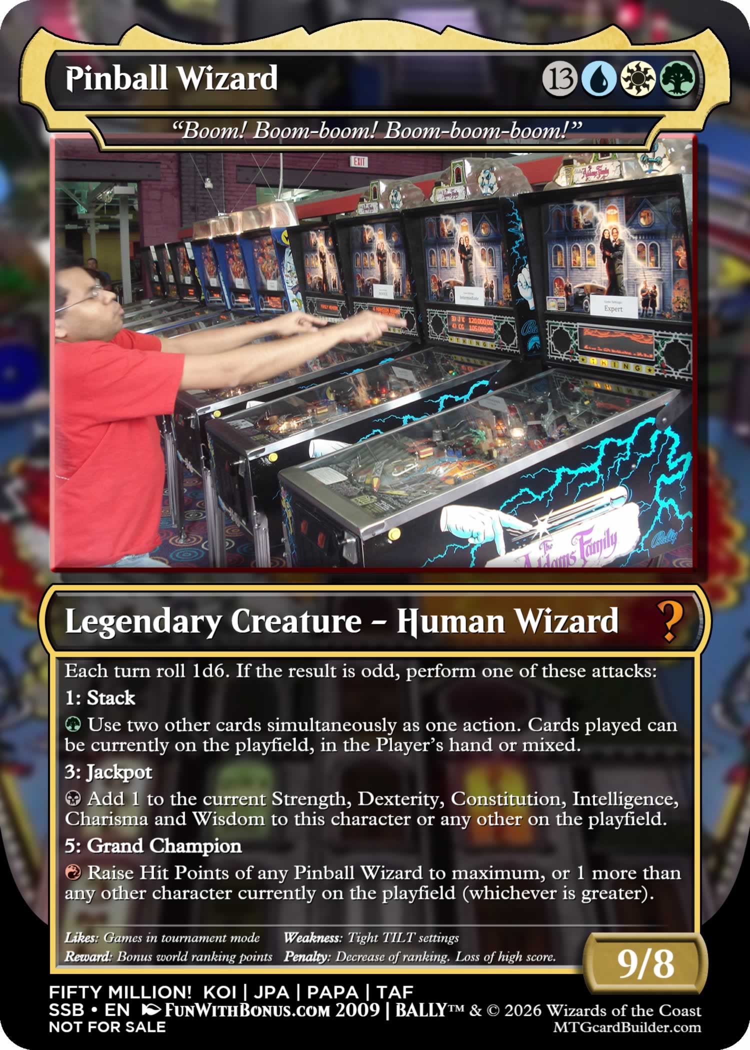 Parody Card: Pinball Wizard