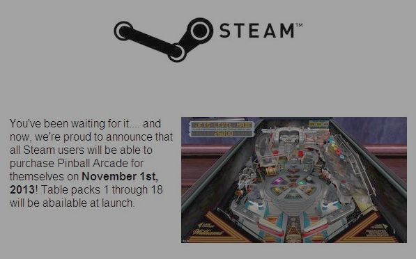 Pinball Arcade on Steam … but, not yet.