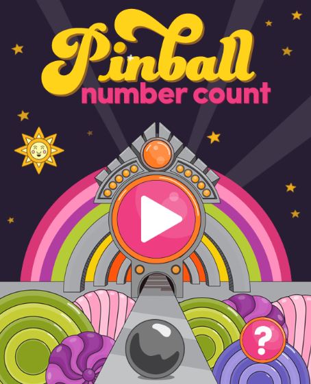 Sesame Street Pinball Number Count Game!