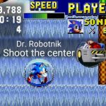 Sonic the Hedgehog Spinball: Sonic Screen Position