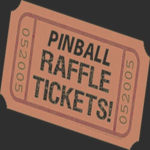 Pinball Charity Raffle – You could be a winner!