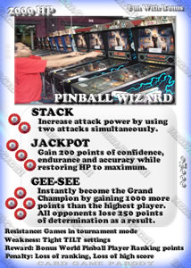 Mega-R-Cade!! – Card #M006 – Pinball Wizard