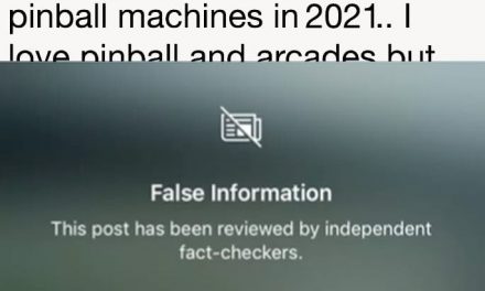 Pic of the day: Pinball Purchasing Fake News